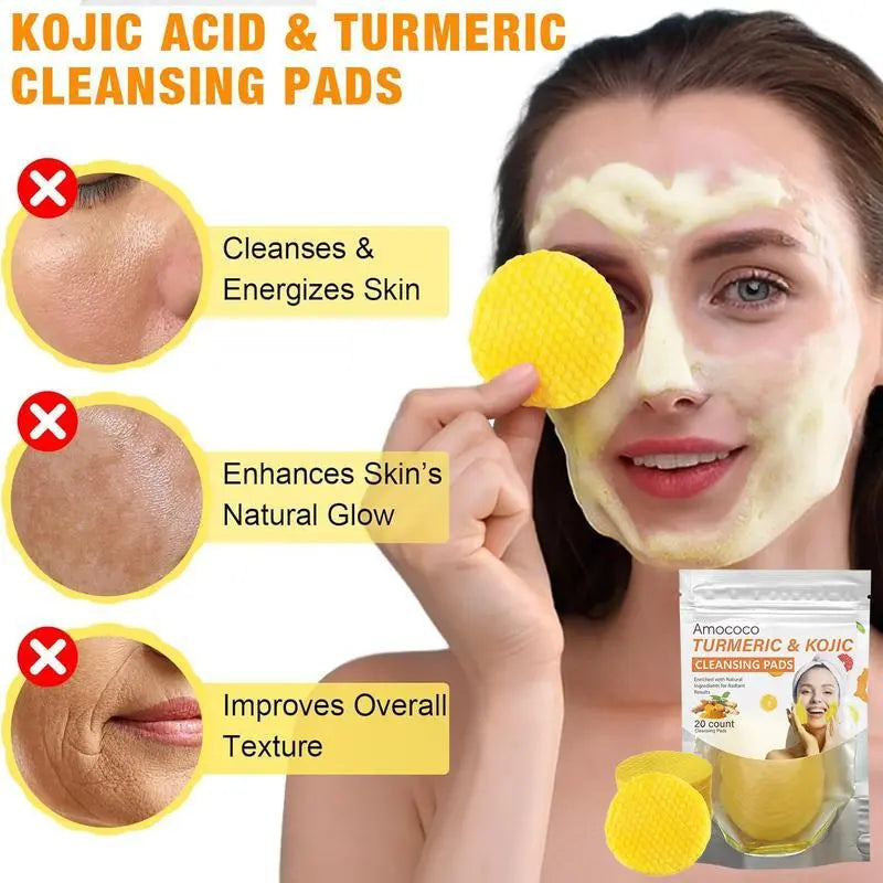 Turmeric Kojic Acid Cleansing Pads