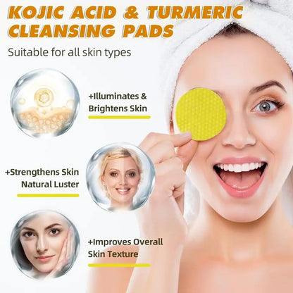 Turmeric Kojic Acid Cleansing Pads
